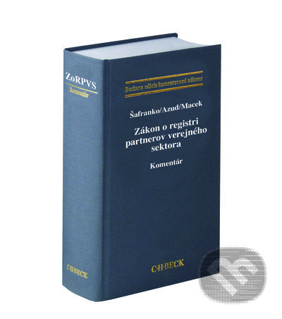 Zákon o registri partnerov verejného sektora (Komentár) - kniha z kategorie Veřejná správa