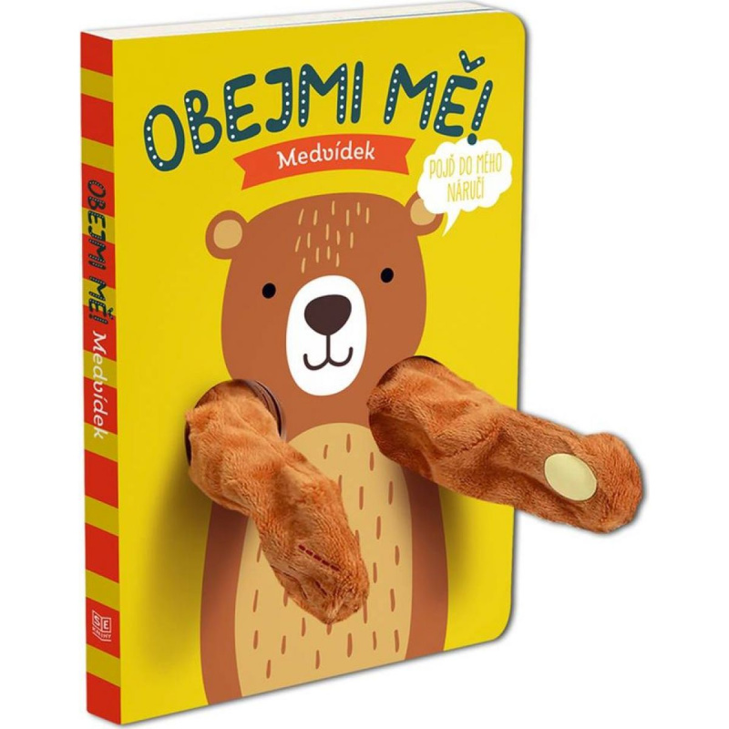 Pexi Maňásková knížka - Obejmi mě! Medvídek