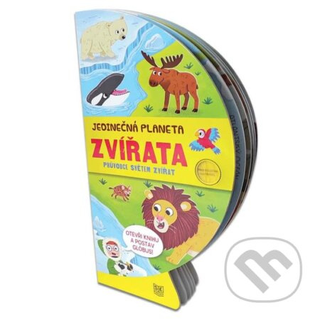 Knížka rozkládací globus - ZVÍŘATA