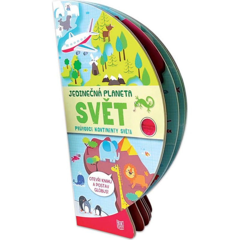 Knížka rozkládací globus - SVĚT