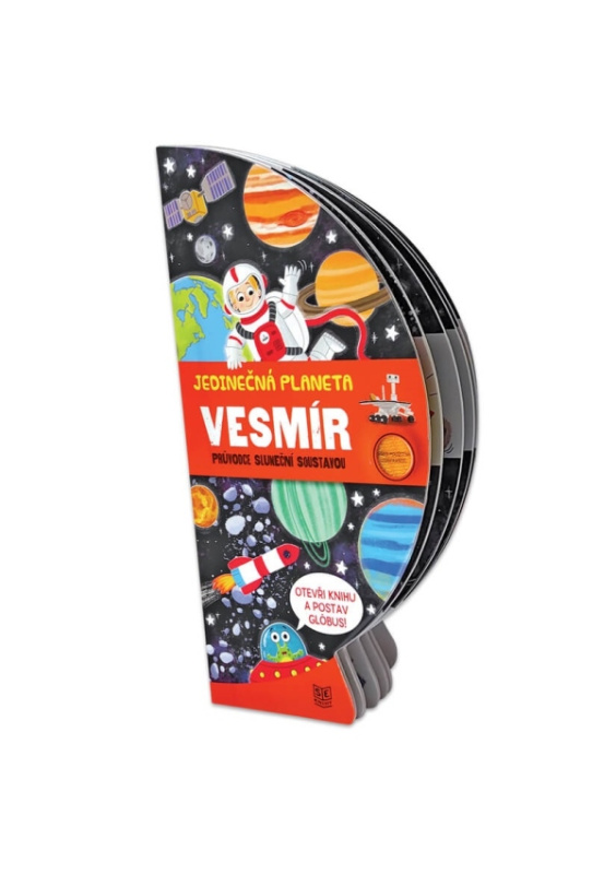 Knížka rozkládací globus - VESMÍR