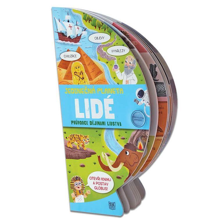 Knížka rozkládací globus - LIDÉ