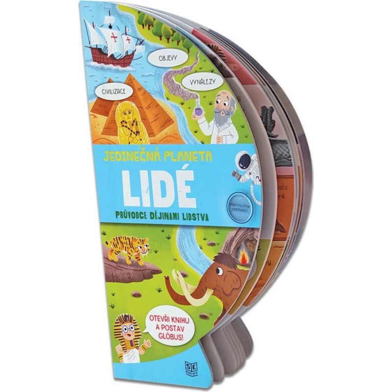 Knížka rozkládací globus - LIDÉ