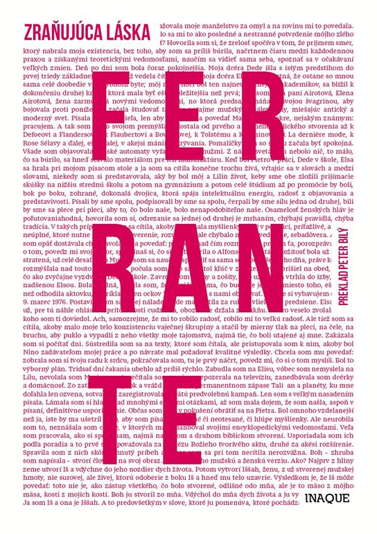 Zraňujúca láska -  Elena Ferrante