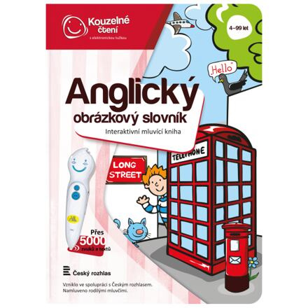 Albi Kouzelné čtení Kniha Anglický obrázkový slovník SK