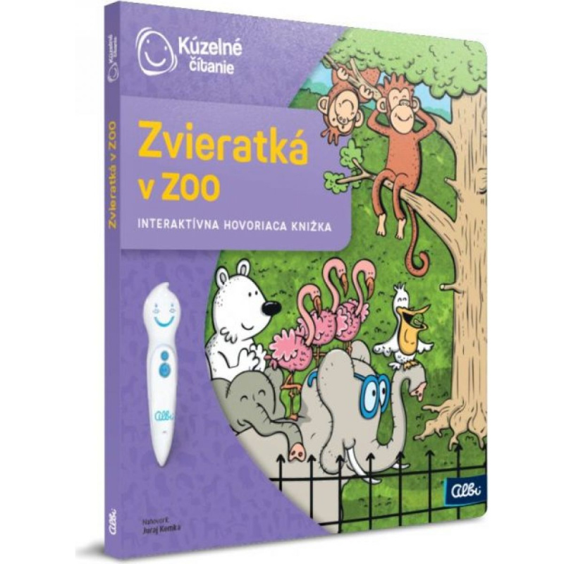 Albi Kouzelné čtení Kniha Zvířátka v Zoo SK