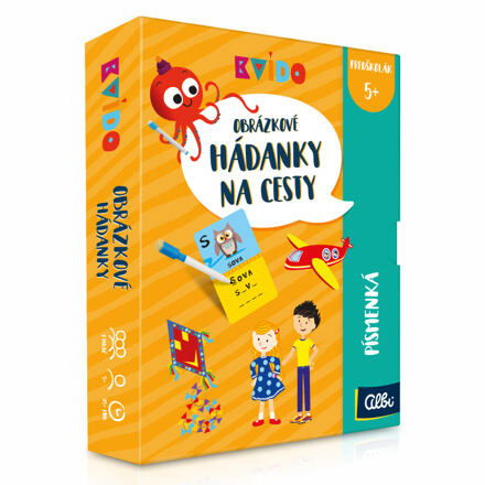 Albi Kvído - Obrázkové hádanky na cesty - Písmenká SK