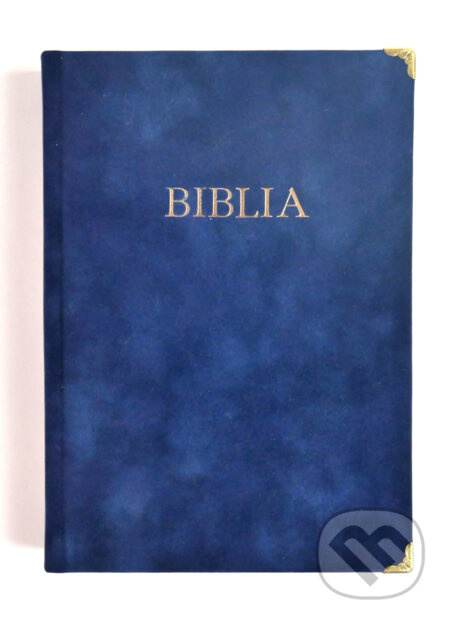 Biblia (rodinný formát, zamatová modrá s kovovými rožkami) - kniha z kategorie Beletrie pro děti