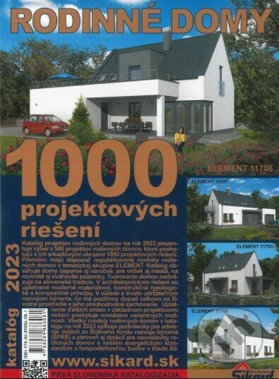 Rodinné domy 2023 (1000 projektových riešení) - kniha z kategorie Stavebnictví