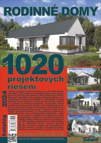 Rodinné domy 2024 (1020 projektových riešení) - kniha z kategorie Přírodní vědy a technika