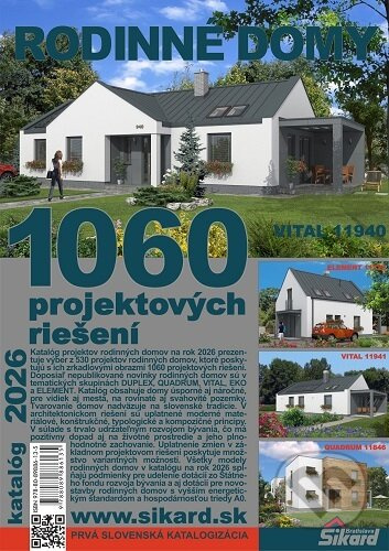 Rodinné domy 2026 (1060 projektových riešení) - kniha z kategorie Stavebnictví