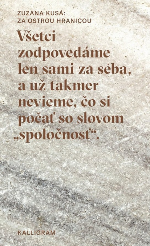 Za ostrou hranicou -  Zuzana Kusá