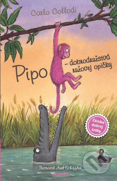 Pipo - dobrodružstvá ružovej opičky - Carlo Collodi, Axel Scheffler (ilustrátor) - kniha z kategorie Pohádky