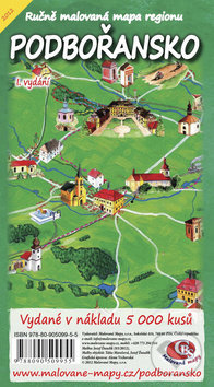Podbořansko (Ručně malovaná mapa)