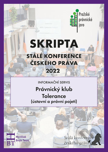 Skripta SKČ: Právnický klub Tolerance (ústavní a právní pojetí) - kniha z kategorie Právo