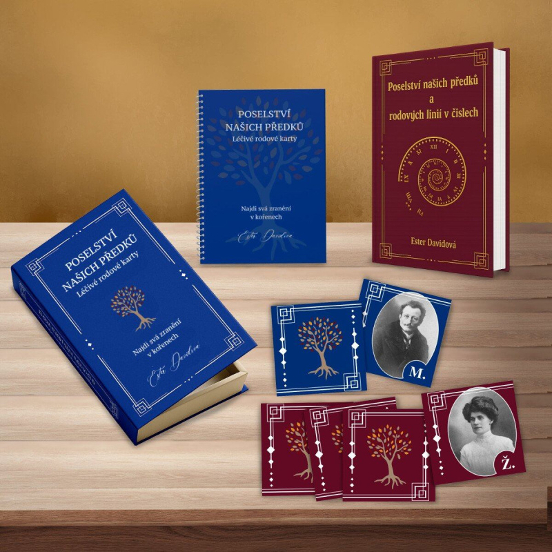 Poselství našich předků (Léčivé rodové karty) - Ester Davidová - kniha z kategorie Ezoterika