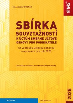 Sbírka souvztažností k účtům směrné účtové osnovy pro podnikatele se vzorovou účtovou osnovou s opra