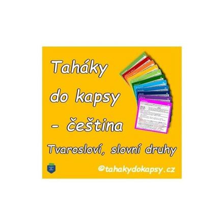 Taháky do kapsy - Čeština: Tvarosloví, slovní druhy (knížka)
