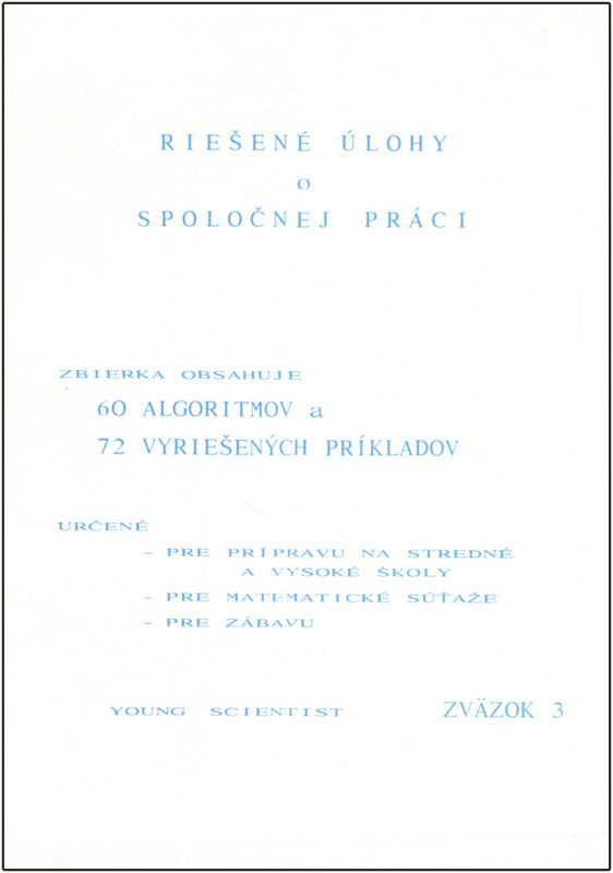 Riešené úlohy o spoločnej práci - Marián Olejár, Iveta Olejárová a kolektív - kniha z kategorie Matematika