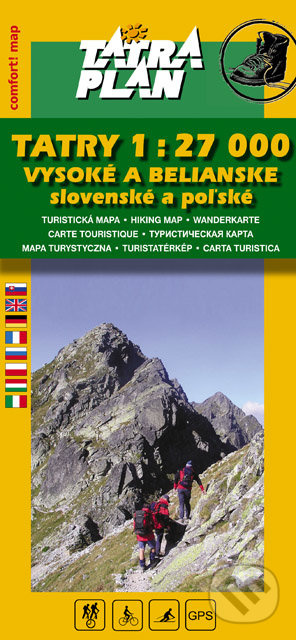 Tatry 1:27 000 Vysoké a Belianske