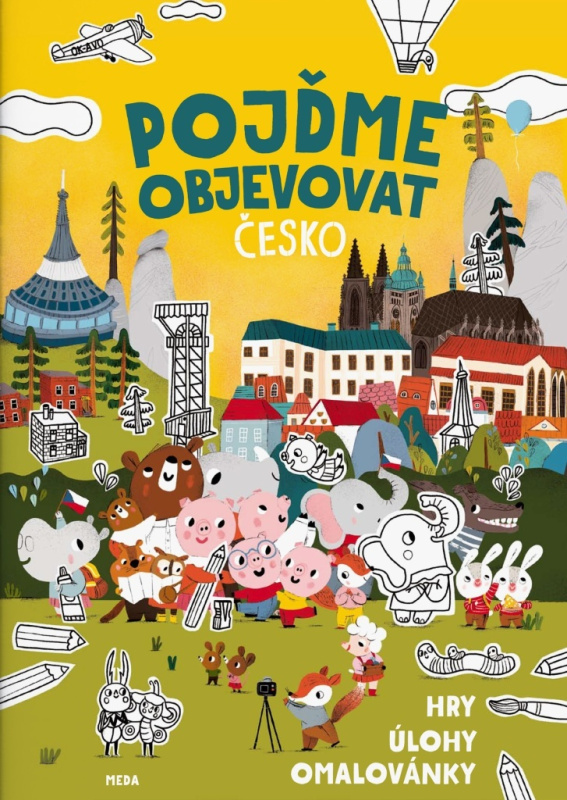 Pojďme objevovat Česko – Sešit (Hry, úlohy, omalovánky) - kniha z kategorie Omalovánky