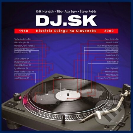 DJ.SK - História DJingu na Slovensku 1968 - 2000 - Erik Horváth, Tibor Apa Egry, Števo Rybár - kniha z kategorie Historie