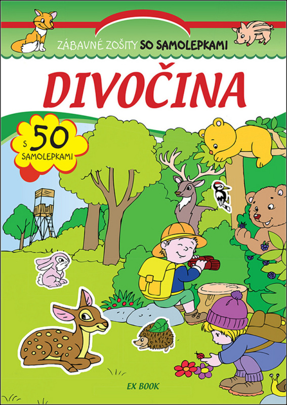 Divočina - Zábavné zošity so samolepkami (s 50 samolepkami) - kniha z kategorie Pro děti