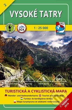 Vysoké Tatry 1:25 000 (Turistická a cyklistická mapa)