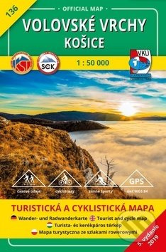 Volovské vrchy Košice 1:50 000 (136 Turistická a cyklistická mapa)