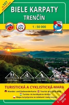 Biele Karpaty Trenčín 1 : 50 000 (107 Turistická a cyklistická mapa)