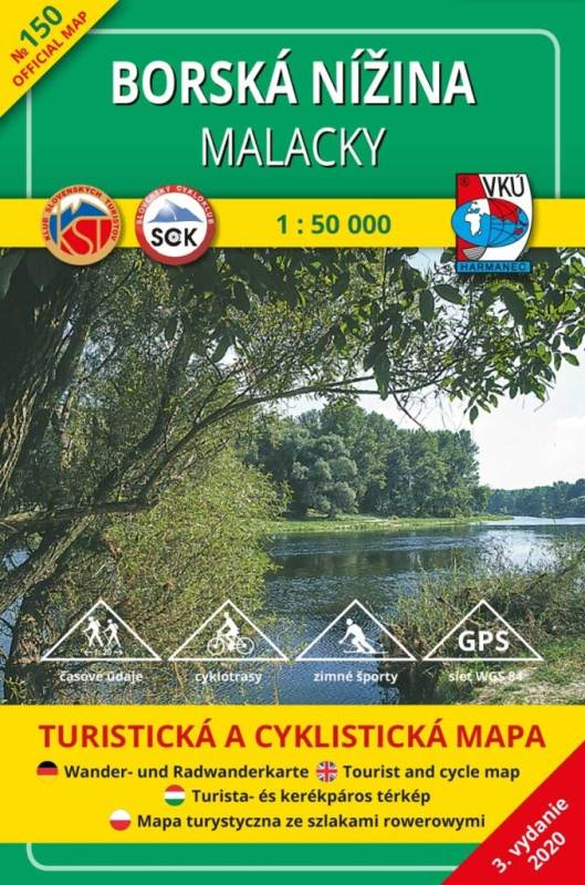 Borská nížina - Malacky (130 Turistická a cyklistická mapa)