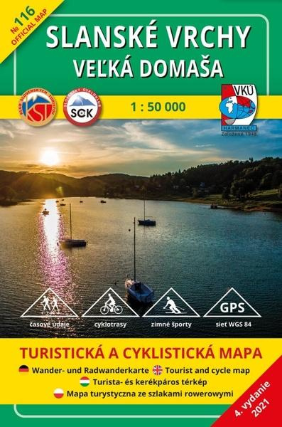 Turistická mapa 116 - Slanské vrchy - Veľká Domaša 1:50 000