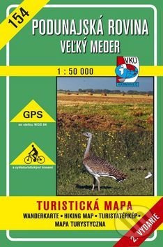 Podunajská rovina - Veľký Meder - turistická mapa č. 154