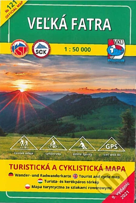 Velka Fatra 1:50 000 (Turistická mapa 121)