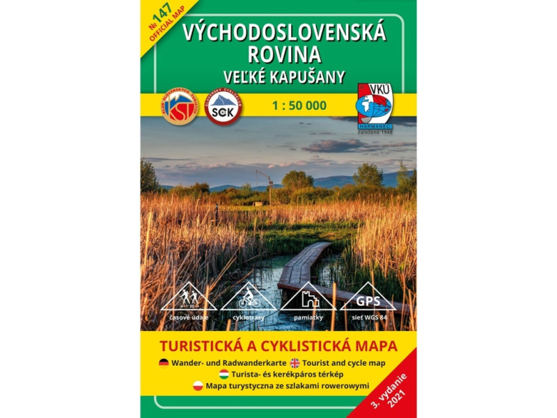 Východoslovenská rovina - Veľké Kapušany 1:50 000 (3.vydanie)