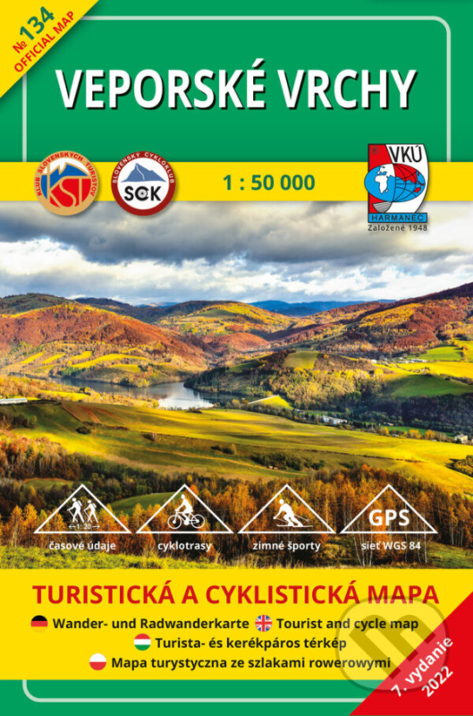 Veporské vrchy 1: 50 000,Veporské vrchy 1: 50 000