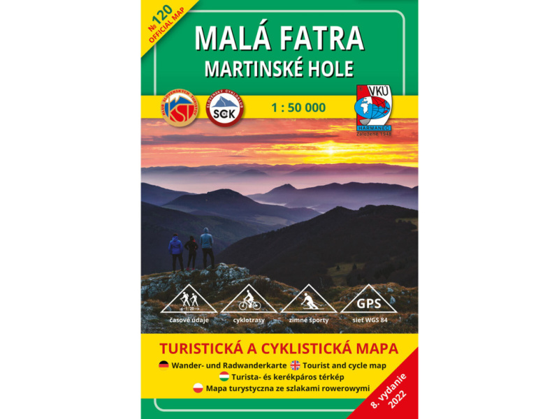 Malá Fatra - Martinské hole 1: 50 000