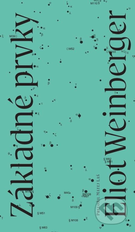Základné prvky - Eliot Weinberger - kniha z kategorie Beletrie