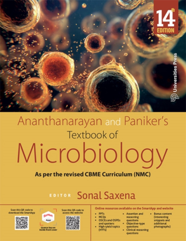 Orient BlackSwan Ananthanarayan and Paniker's Textbook of Microbiology