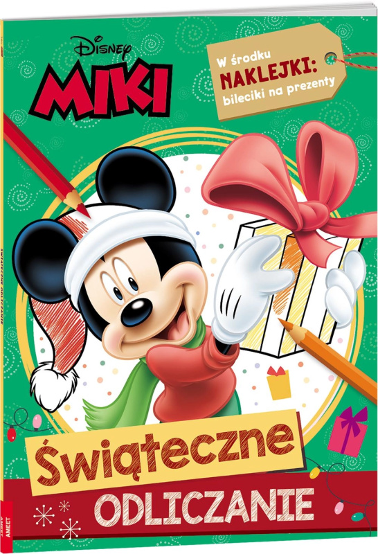 Disney Mickey Mouse – vánoční odpočítávání: interaktivní kniha aktivit a omalovánek