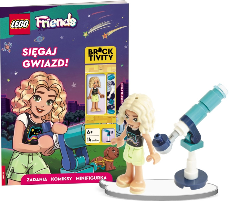 LEGO Friends: Dosáhni na hvězdy! interaktivní kniha s minifigurkou