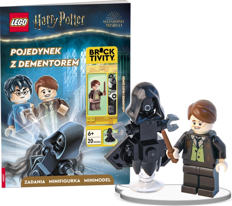Lego Harry Potter: interaktivní kniha s minifigurkou profesora Lupina – Pojed souboj s mozkomorem