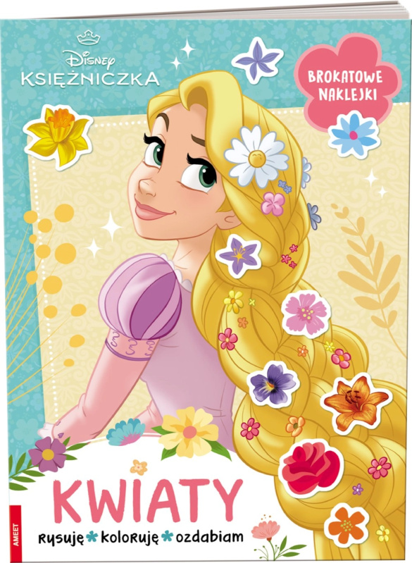 Disney princezny: květiny – kreativní kniha se samolepkami