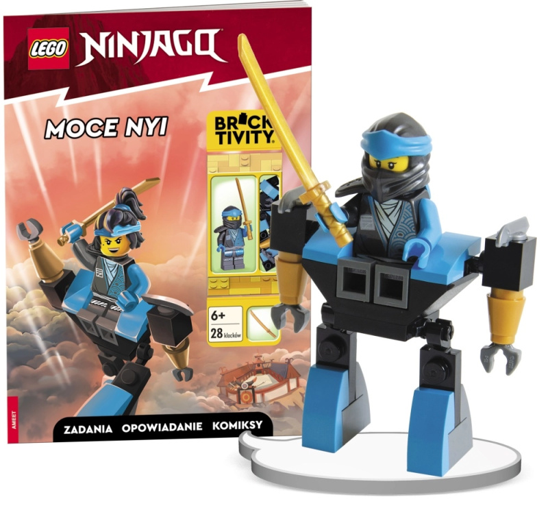 Lego Ninjago: moce Nyi – interaktivní kniha s minifigurkou