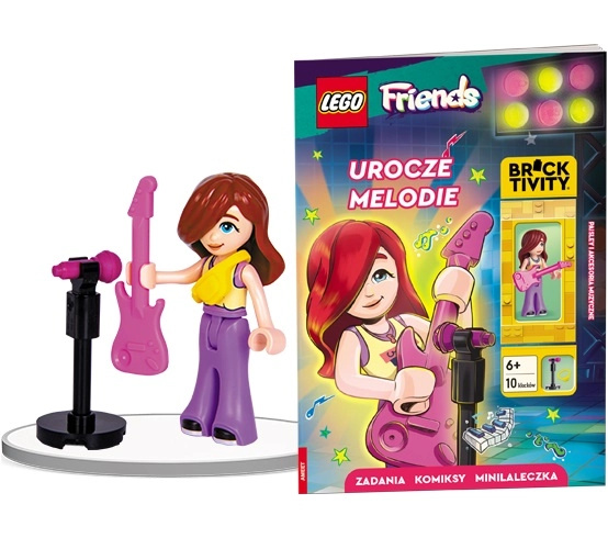 Lego Friends: Urocze Melodie – interaktivní kniha s minifigurkou Paisley
