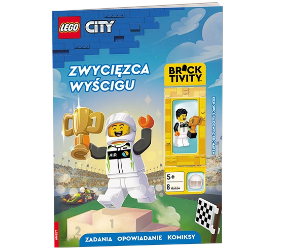Lego City: vítěz závodu – interaktivní kniha s minifigurkou