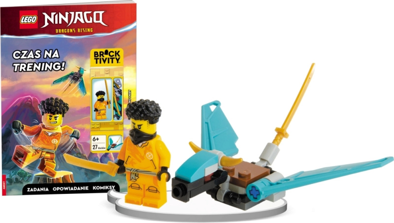 LEGO Ninjago čas na trénink – interaktivní kniha s minifigurkou a drakem