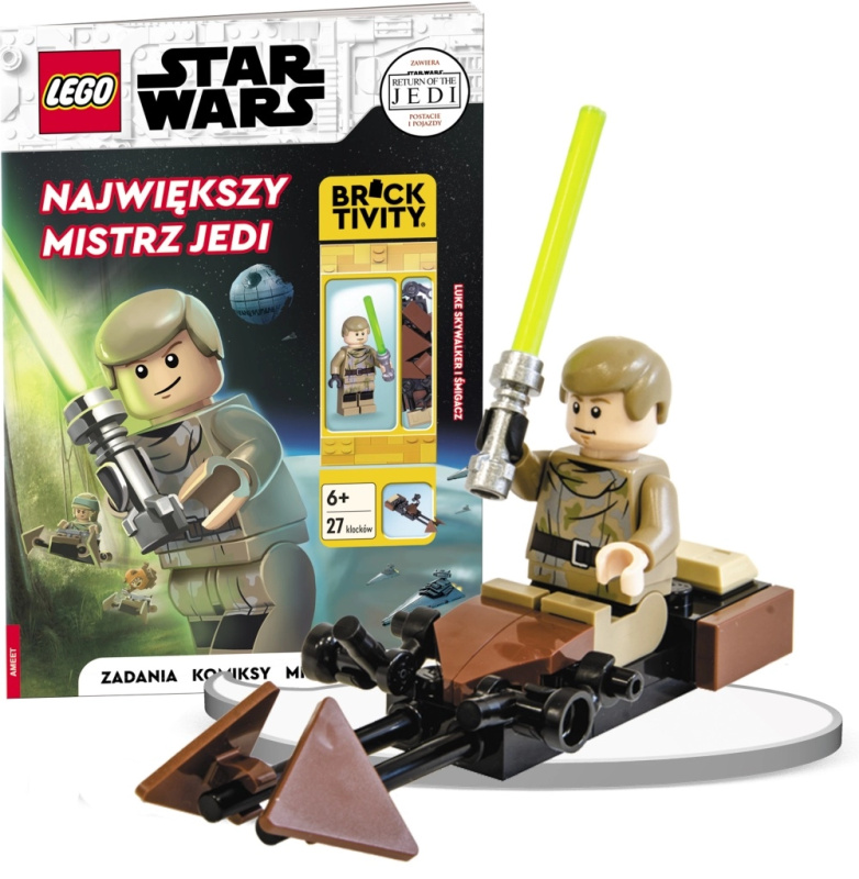 LEGO Star Wars Největší mistr Jedi – interaktivní kniha s minifigurkou Luka Skywalkera