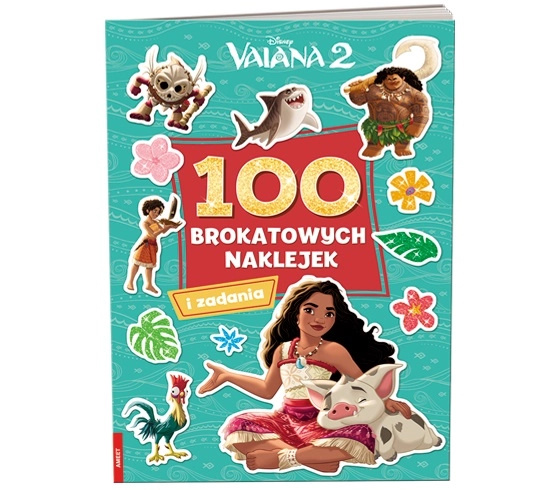 Vaiana 2: 100 třpytivých samolepek – kreativní kniha pro děti