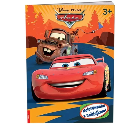 Disney Pixar Auta – omalovánky se samolepkami